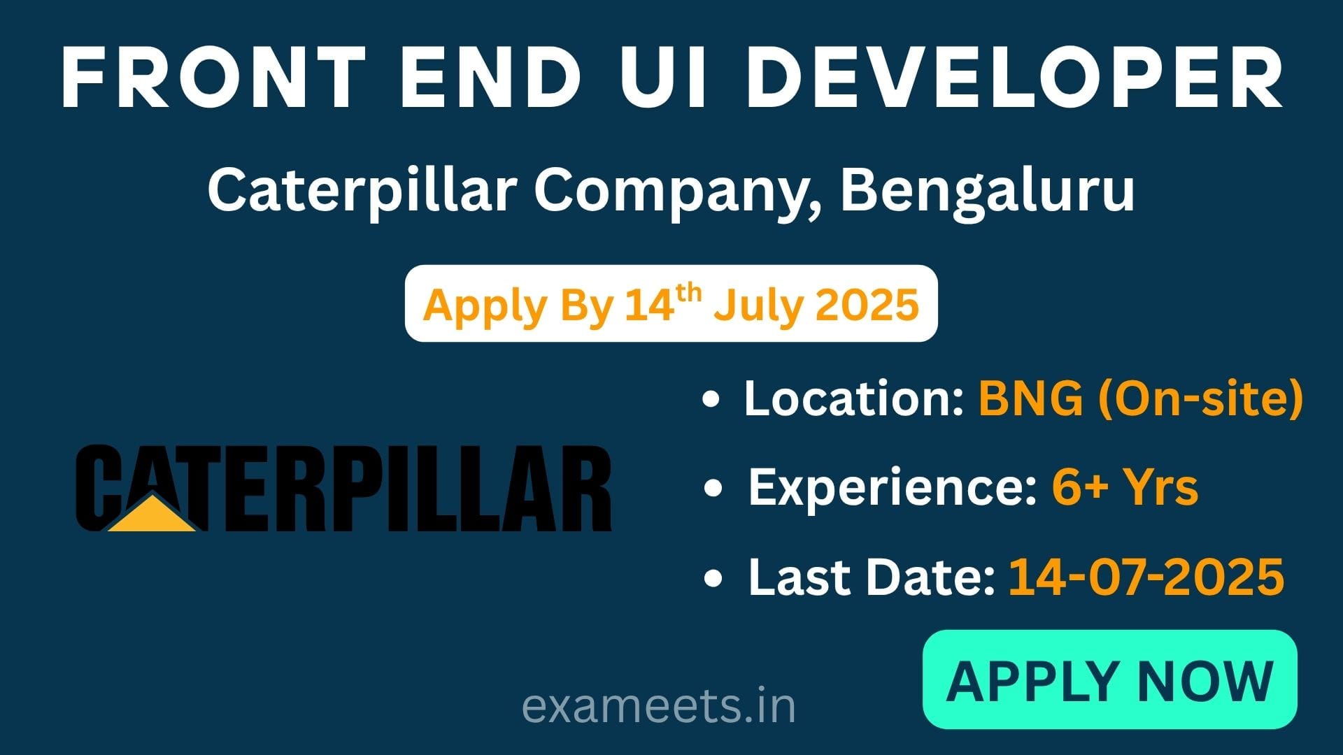 Software Engineer – UI Developer Job at Caterpillar