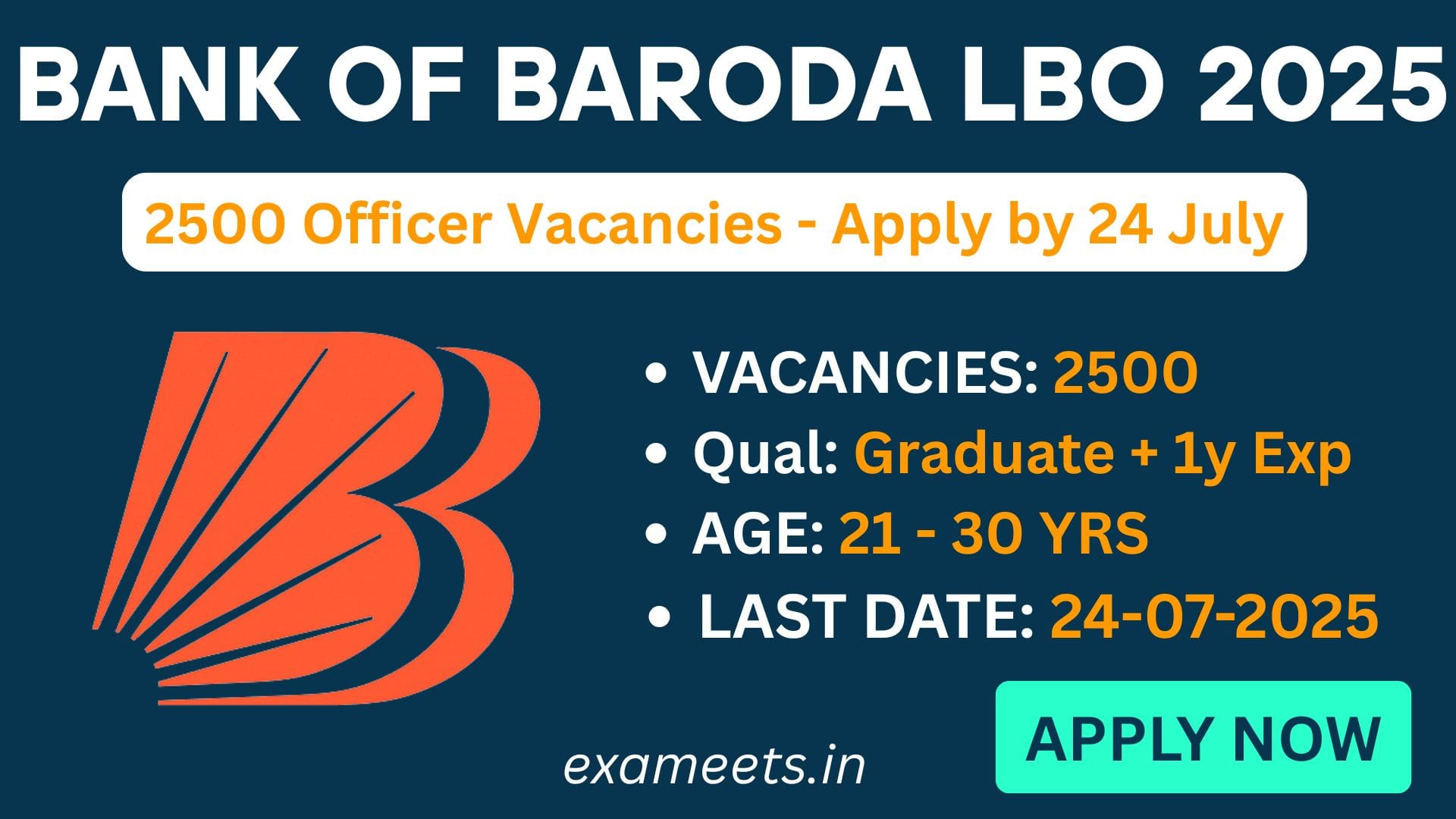 Bank of Baroda LBO 2025