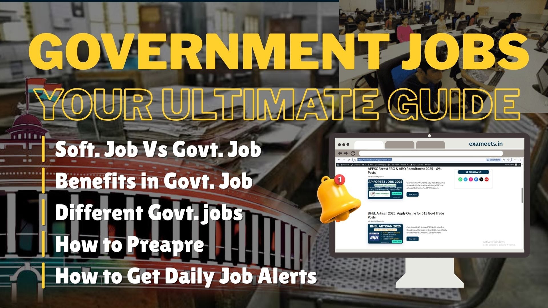 Crack Latest Government Jobs: Full Guide to Eligibility, Categories & Tips